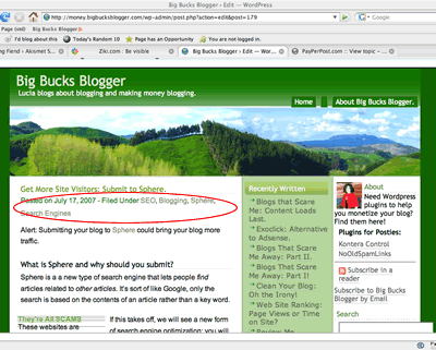 Template Design Tip: Move unimportant below fold.