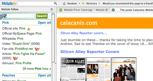 Calacanis asks for Stumble