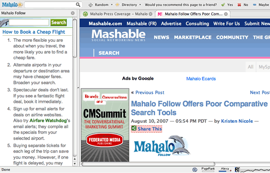 Mashable = Book Cheap Flights