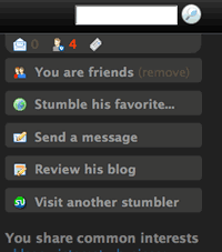 Stumble Upon Sidebar