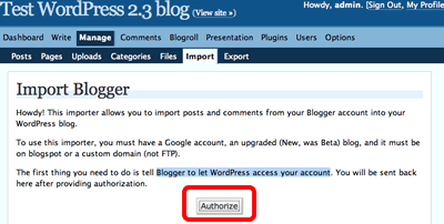 Authorize